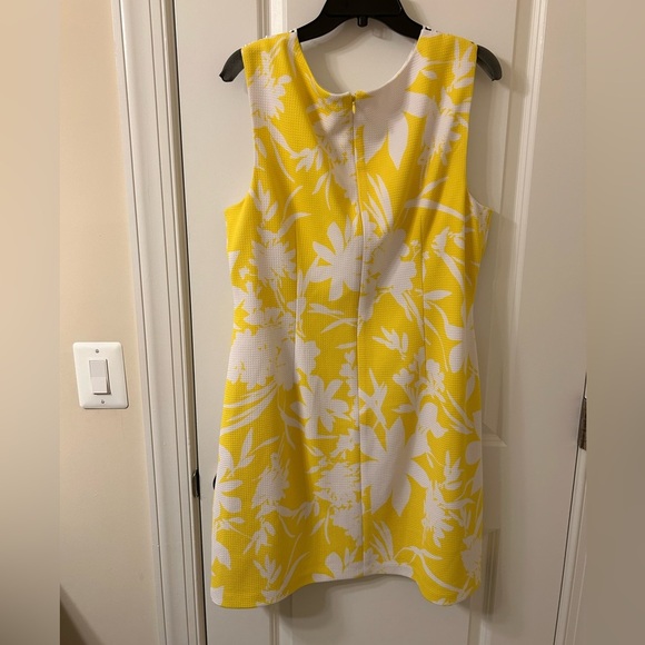 J Howard Sunny Yellow Floral Mini Dress - Picture 3 of 5